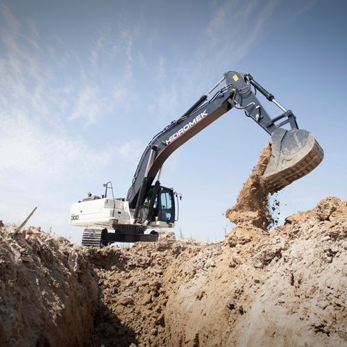 Crawler excavator - HMK 300 LC PLUS - HIDROMEK - compact / low fuel consumption / ergonomic