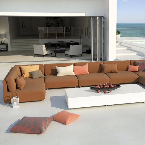 Upholstery fabric - THIRTY-SIX - swela - plain / polyester / outdoor