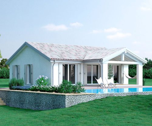 Prefab house - MARSIGLIA - Bio house - eco-friendly / anti-seismic / modular