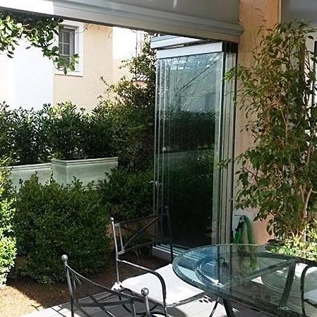 Safety glass panel - Atrio Glass Doors - laminated / transparent / for partition wall