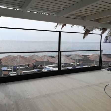 Glass balustrade - KAMARI ​​SANTORIN - Atrio Glass Doors - outdoor / for balconies / for patio