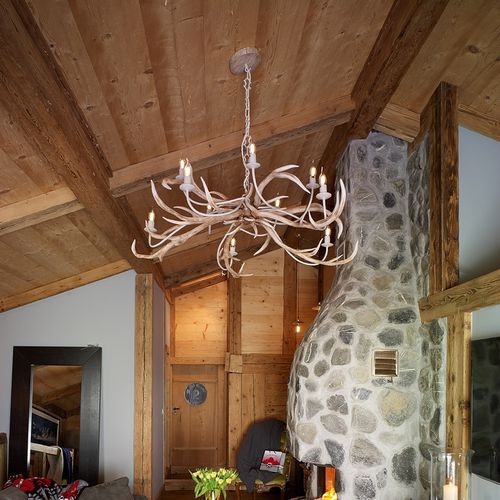 Traditional chandelier - STAG - David Hunt Lighting - metal / LED / handmade