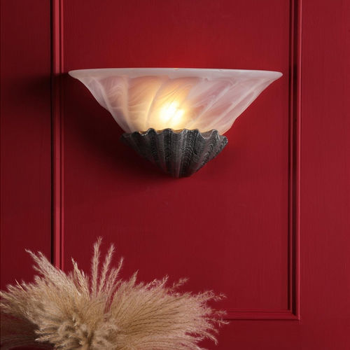 Contemporary wall light - AUGER  - David Hunt Lighting - indoor / bronze / glass