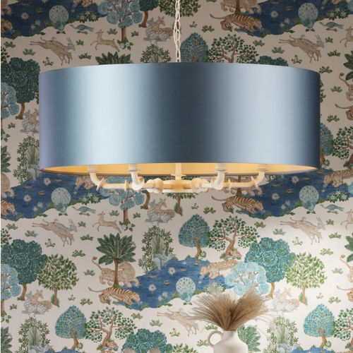 Pendant lamp - ICARUS  - David Hunt Lighting - fabric / contemporary / corded