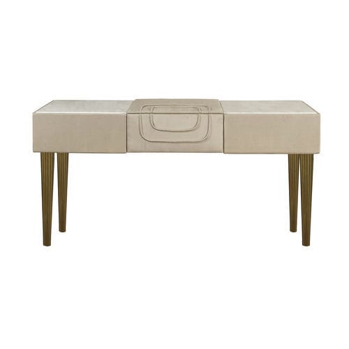 Contemporary dressing table - Tuscany - Fertini Casa - solid wood / Carrara marble / 1-seat