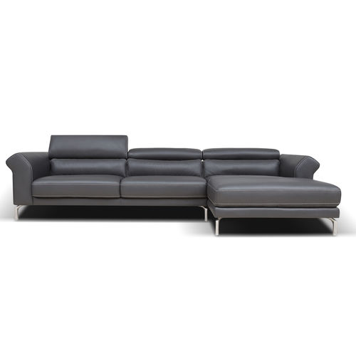 Modular sofa - BRIGIDA - Rossini - contemporary / leather / with headrest