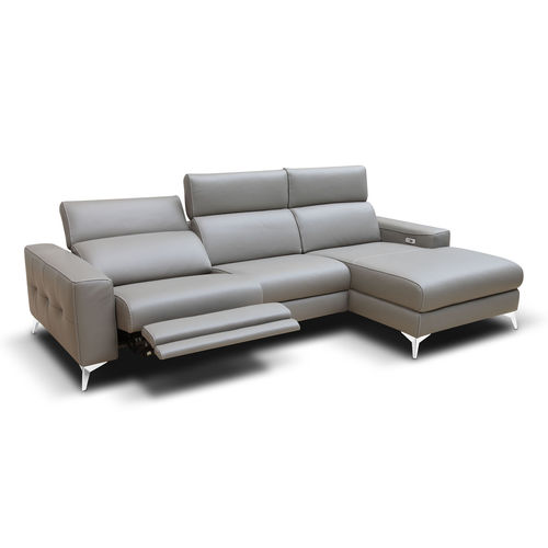 Modular sofa - EMMA - Rossini - contemporary / leather / reclining