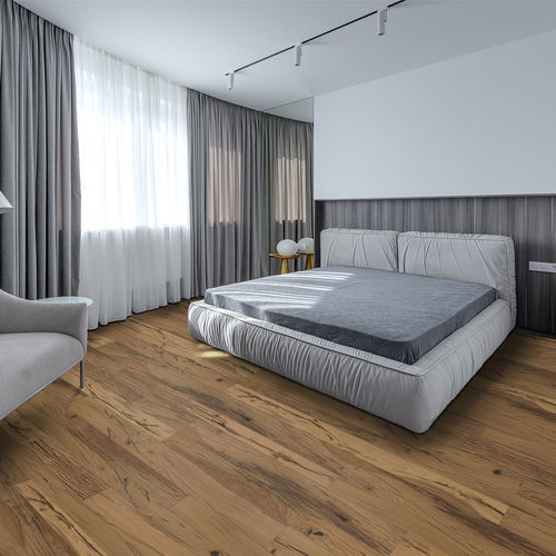 Oak laminate flooring - JUNGLE - Step & Wall - click-fit / wood look / home