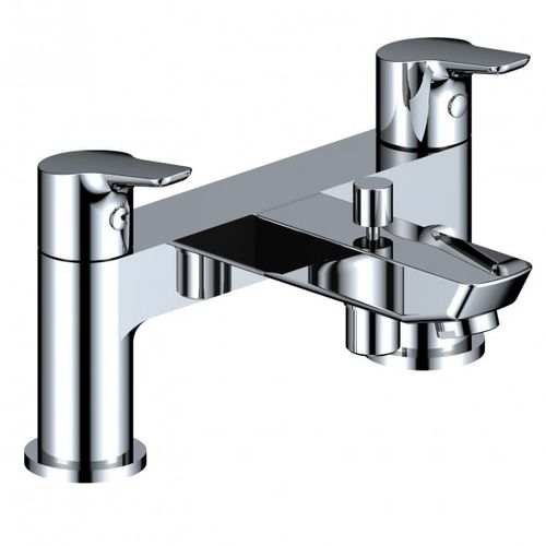Shower mixer tap - BDM-X10-326-CP - BAGNODESIGN - for bathtub / deck mounted / chromed metal