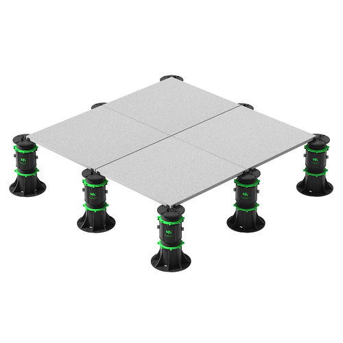 Plastic raised floor pedestal - MB-T - Moonbay Industrial Co., Ltd. - adjustable / frost-resistant / for patio