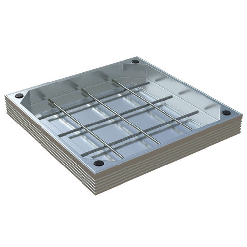 Aluminum manhole cover - invisible - Moonbay Industrial Co., Ltd. - square / custom-made
