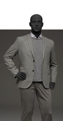 Male display mannequin - COMFORT - GENESIS MANNEQUINS - realistic / seated