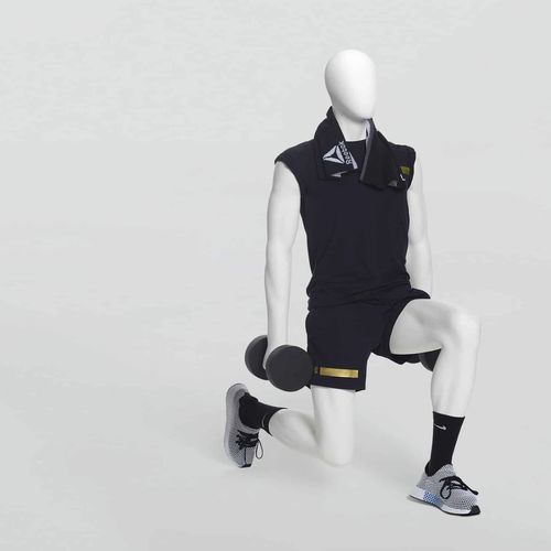 Male display mannequin - ATHLETES - GENESIS MANNEQUINS - sport / resin / seated