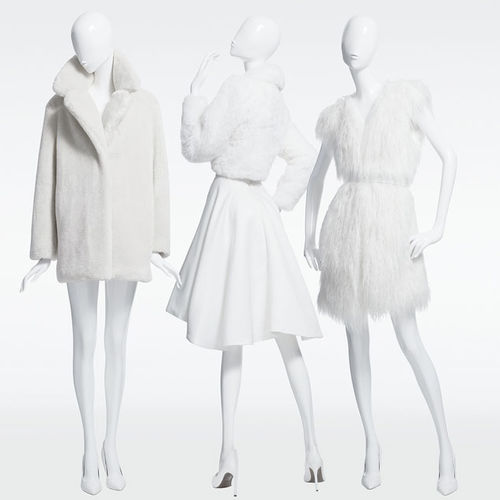 Female display mannequin - LEILA - HANS BOODT MANNEQUINS - fashion / resin / seated