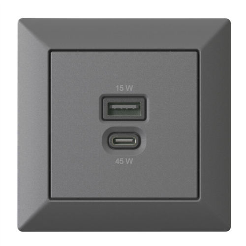 USB socket - 6530x0101 - Bodo Ehmann GmbH - wall-mounted / surface-mount / contemporary