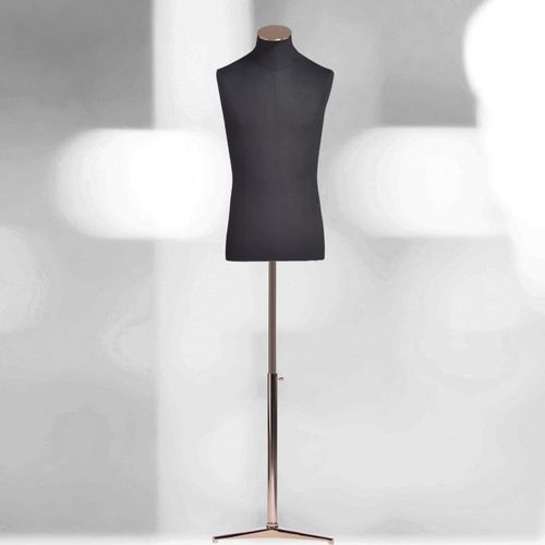 Male display mannequin torso - 49 VOGUE TAILOR MADE - WINDOW FRANCE - abstract / solid wood / fiberglass