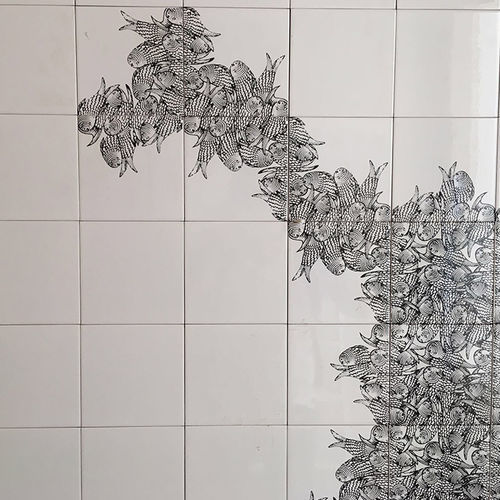 Porcelain stoneware tile - PEIXOS - Bussoga - glazed ceramic / matte / high-gloss