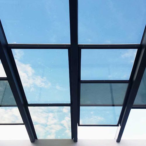 Aluminum roof window - T-SR - Salinox - sliding / double-glazed / thermal break