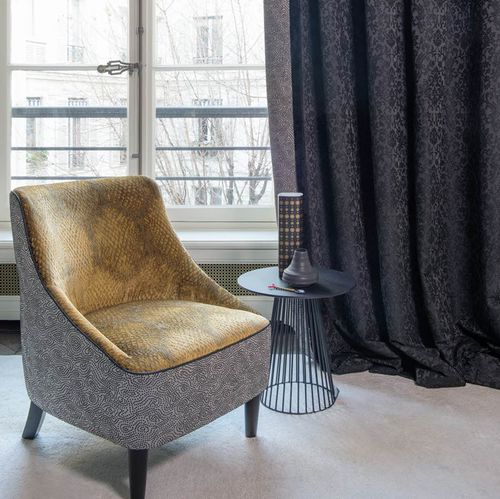 Upholstery fabric - GILDA - FR-One - for curtain / patterned / FR polyester