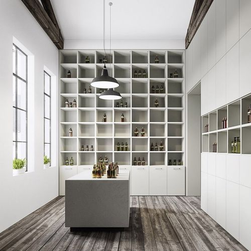 Modular shelf - cinquanta3 - contemporary / lacquered wood