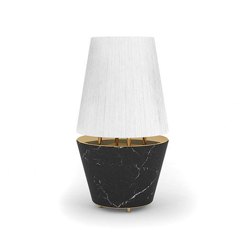 Table lamp - Yang - BITANGRA - polished brass / marble / contemporary