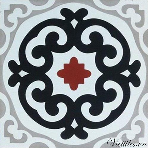 Matte encaustic cement tile - V20-275 - Viet Tiles Corporation - indoor / floor / wall
