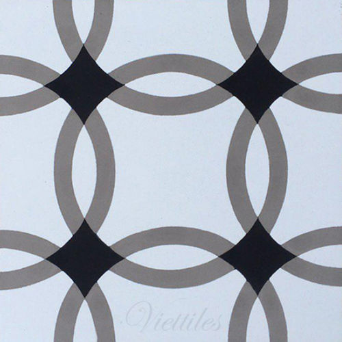 Matte encaustic cement tile - V20-255 - Viet Tiles Corporation - indoor / floor / wall