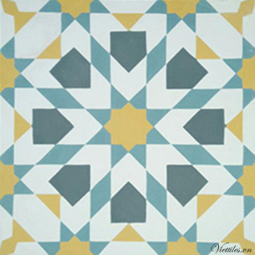 Matte encaustic cement tile - V20-165 - Viet Tiles Corporation - indoor / floor / wall