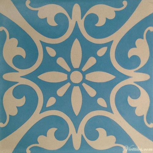 Matte encaustic cement tile - V20-183 - Viet Tiles Corporation - indoor / floor / wall