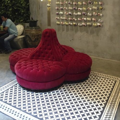Matte encaustic cement tile - V20-062 - Viet Tiles Corporation - indoor / floor / wall