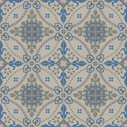 Indoor encaustic cement tile - V20-188 - Viet Tiles Corporation ...