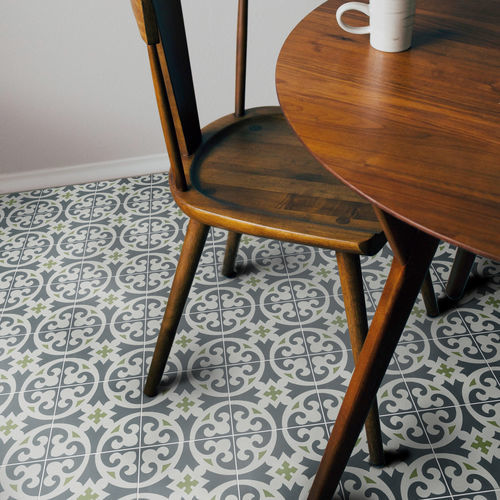 Cement encaustic cement tile - V20-009 - Viet Tiles Corporation - indoor / bathroom / kitchen