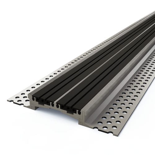 Expansion joint with insert - JDH 5.08 - GV2 VEDA FRANCE - aluminum / resin / nitrile