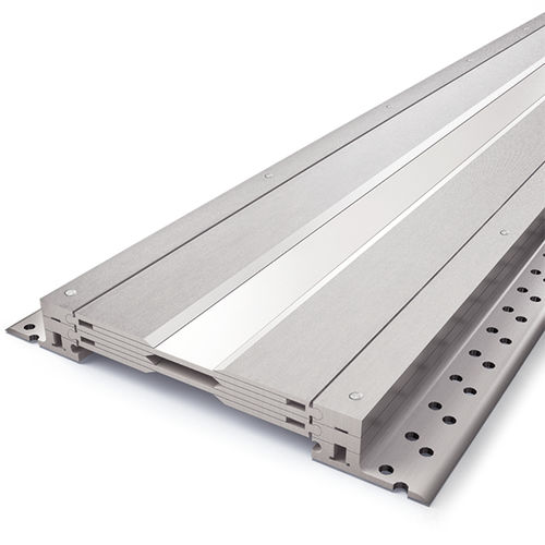 Aluminum expansion joint - JDH 6.20 - GV2 VEDA FRANCE - resin / nitrile / for flooring