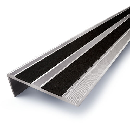 Aluminum edge trim - NDM 1010 - GV2 VEDA FRANCE - for step / L / black