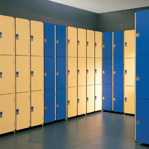 HPL locker - JLF-L074 - Guangdong Yuhua Building Materials Co.,Ltd. - for sports facility