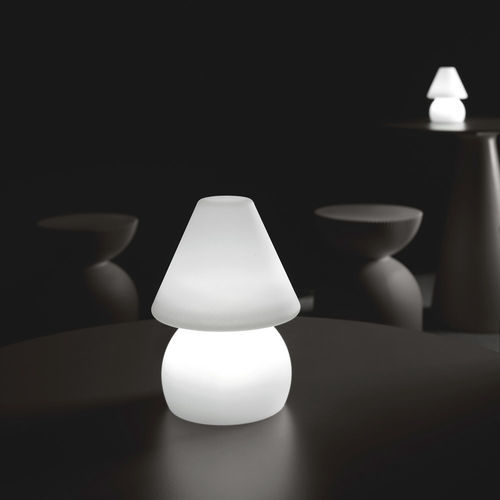 Table lamp - MY LIGHT - Lyxo Design - polyethylene / classic / rechargeable