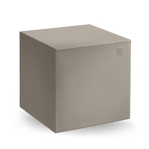 Square pouf - BLOK - Lyxo Design - modern / polyethylene / 100% recyclable