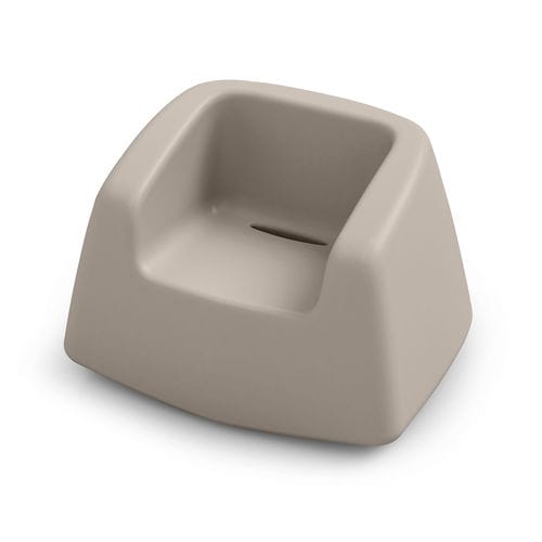 Minimalist design armchair - SUGAR   - Lyxo Design - polyethylene / polyethylene / 100% recyclable