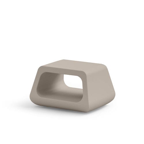 Minimalist design side table - SUGAR - Lyxo Design - polyethylene / polyethylene base / square
