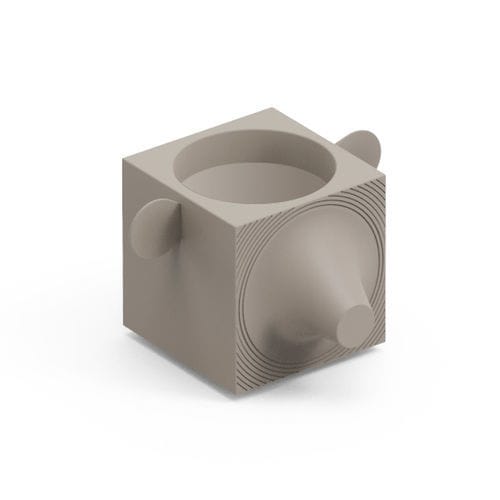 Polyethylene flower pot - FERA CAPO TRAY - Lyxo Design - free-standing / geometric / UV-resistant