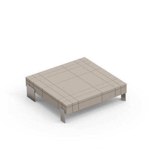 Design side table - RHOR - Lyxo Design - polyethylene / polyethylene base / rectangular