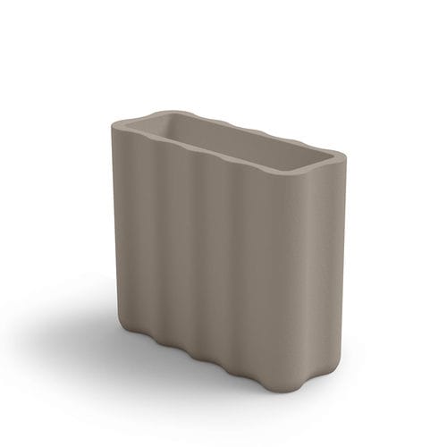 Polyethylene planter - NEBULA HIGH FLOWER BOX - Lyxo Design - rectangular / 100% recyclable / UV-resistant