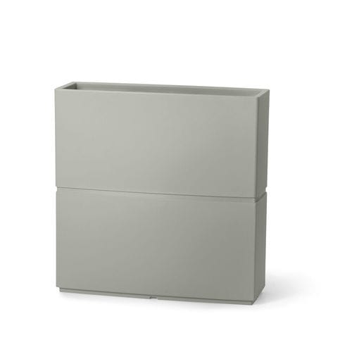 Polyethylene flower box - DUNE - Lyxo Design - rectangular / 100% recyclable / reusable
