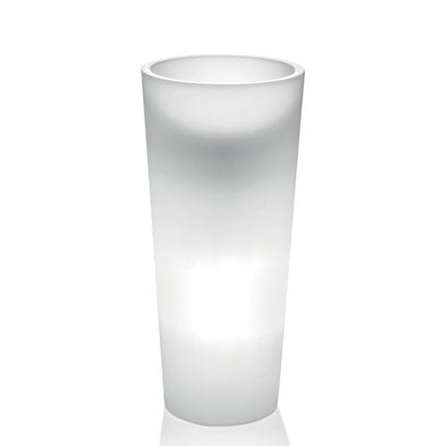 Polyethylene cachepot - GAIA LUMINOUS ROUND - Lyxo Design
