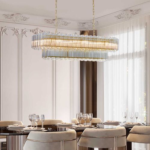 Contemporary chandelier - LUX - K-LIGHTING - glass / metal / 15 light