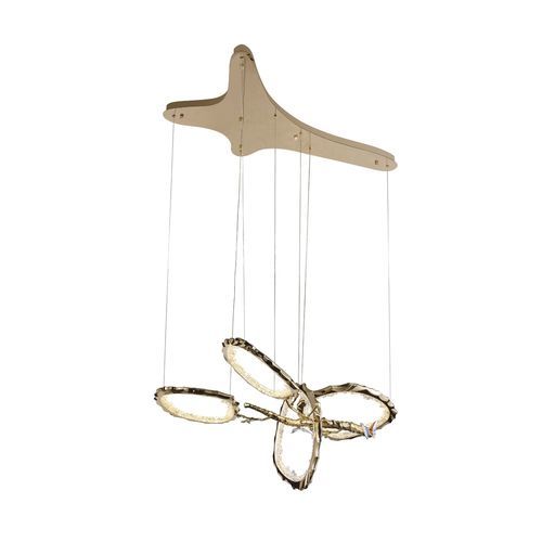 Original design chandelier - LINE PARODI SMALL - K-LIGHTING - acrylic / alloy / zinc