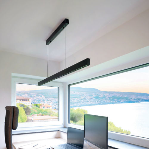 Hanging light fixture - VISIANO - OGGI LUCE - LED / linear / IP20