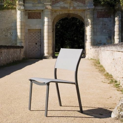 Contemporary chair - MISTRAL - Ezeis - garden / indoor / canvas