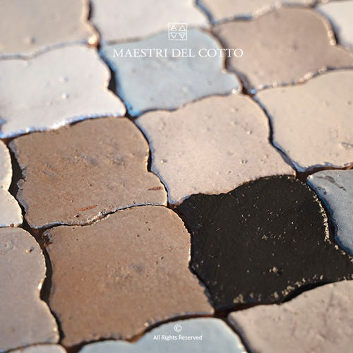 Terracotta tile - COTTO SMALTATO VINTAGE - MAESTRI DEL COTTO - high-gloss / enameled / indoor
